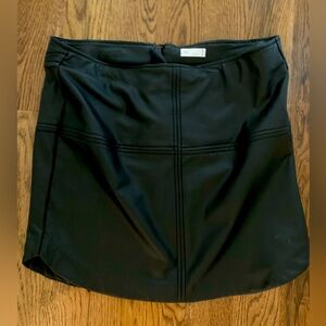 Faux leather mini skirt size M